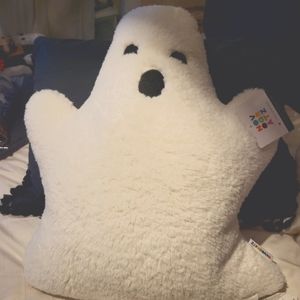 novogratz ghost pillow white NWT